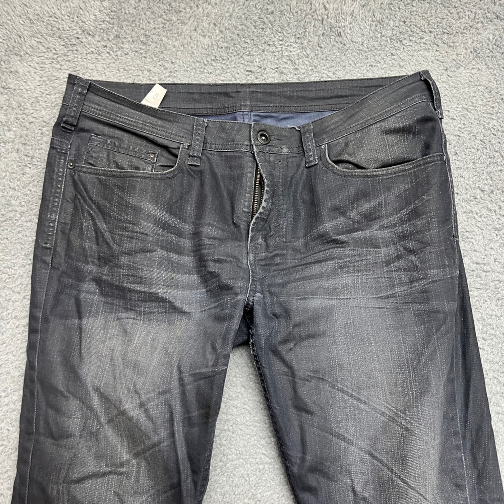 Buffalo David Bitton Jeans Mens 36x30 Gray Denim Straight Casual Office - Picture 2 of 9